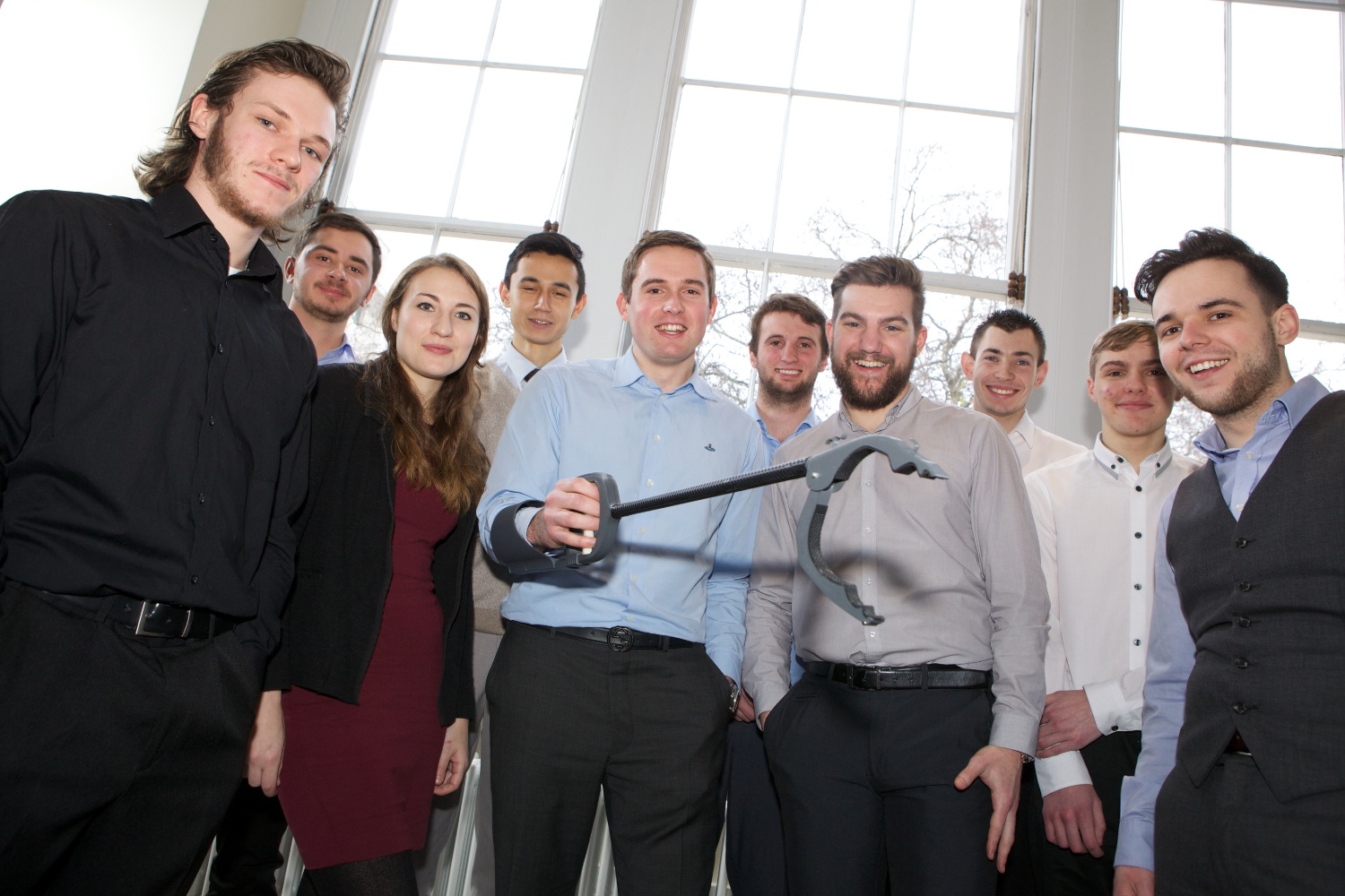 Portsmouth apprentices win competition to design 'grabber' for injured soldiers