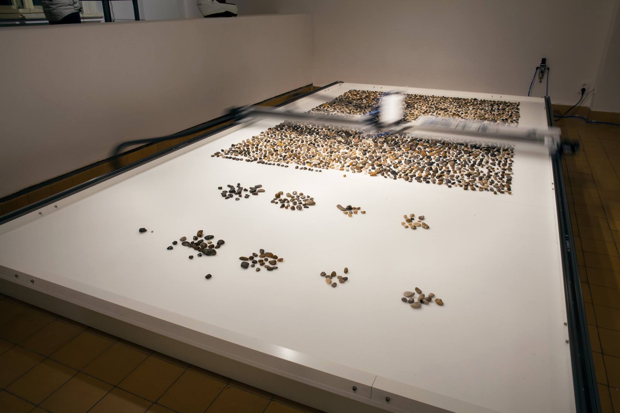Robot Arranges Rocks by Age and Type