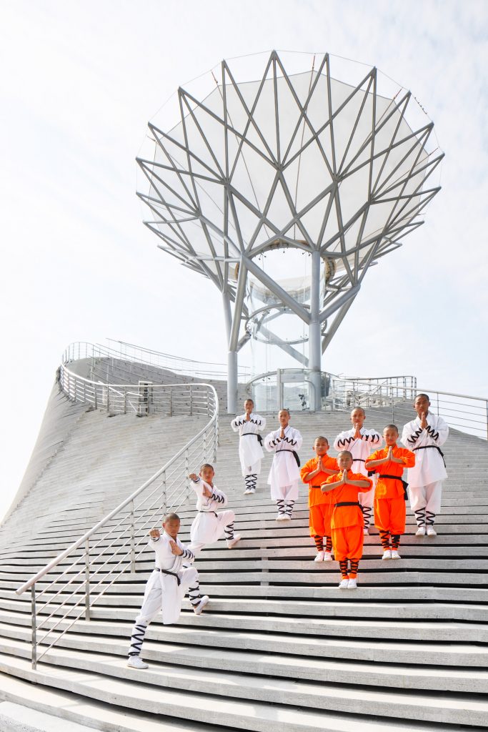 Wind tunnel allows monks to fly above "Shaolin Flying Monks Temple" Construction & infrastructure