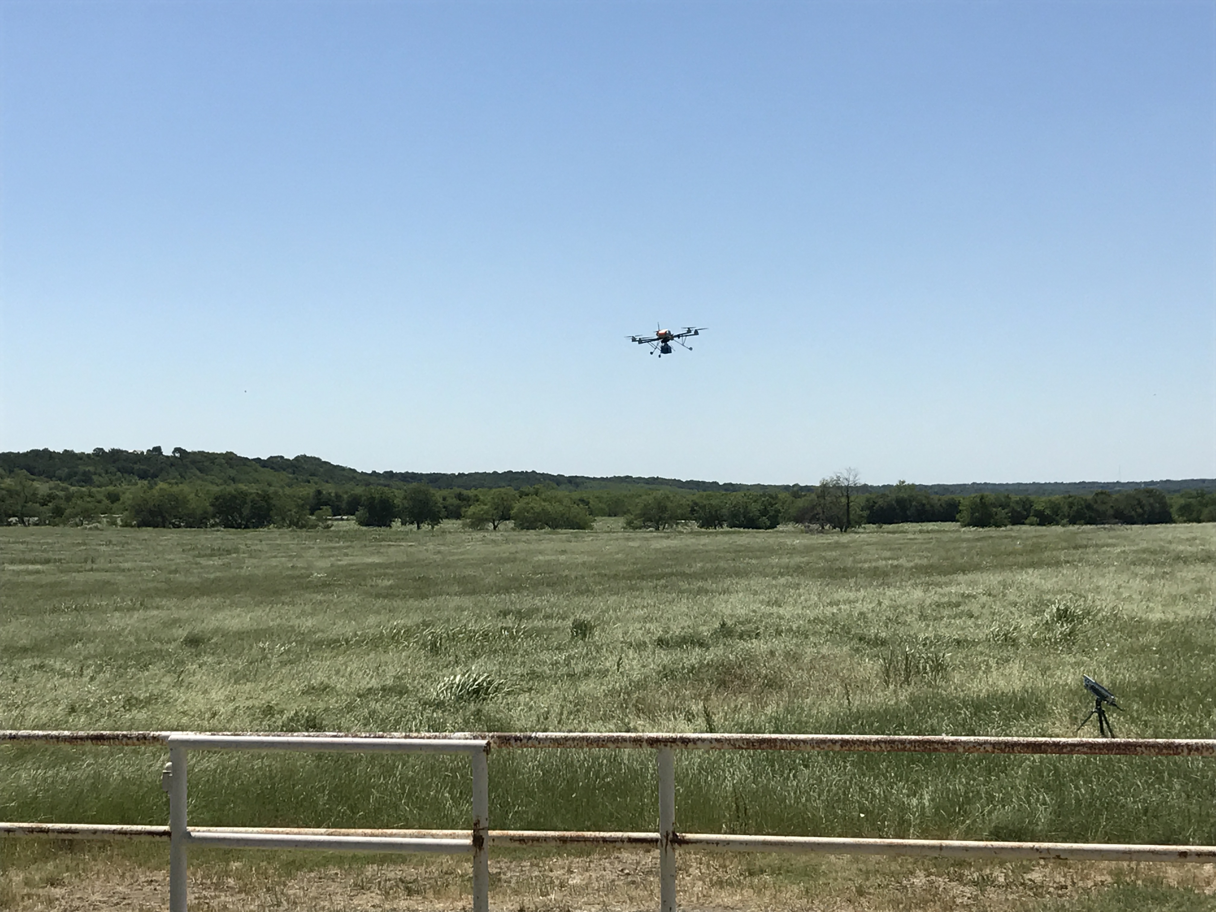 Engineers demonstrate the first ever drone provided mobile phone service for disaster response