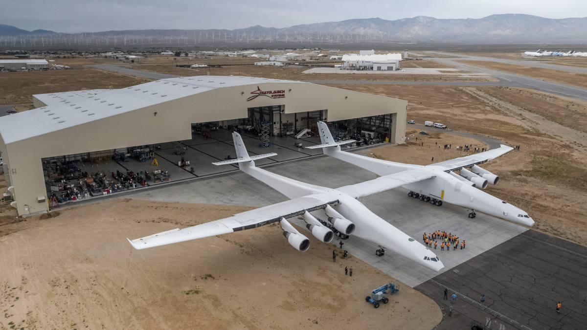 Must Watch – World’s largest plane (by wingspan) rolls out of hanger