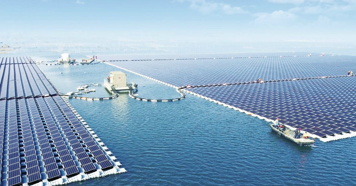Construction is now complete on the largest floating solar farm on Earth