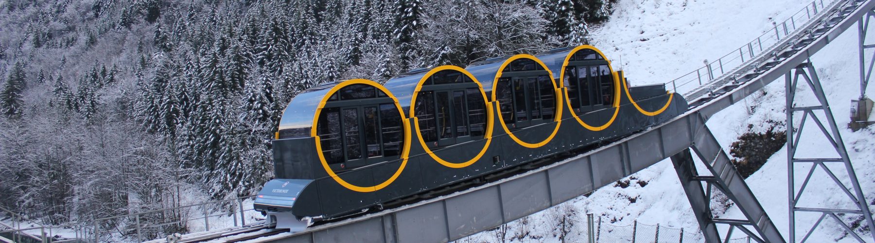World’s steepest railway opens – The Schwyz-Stoos funicular