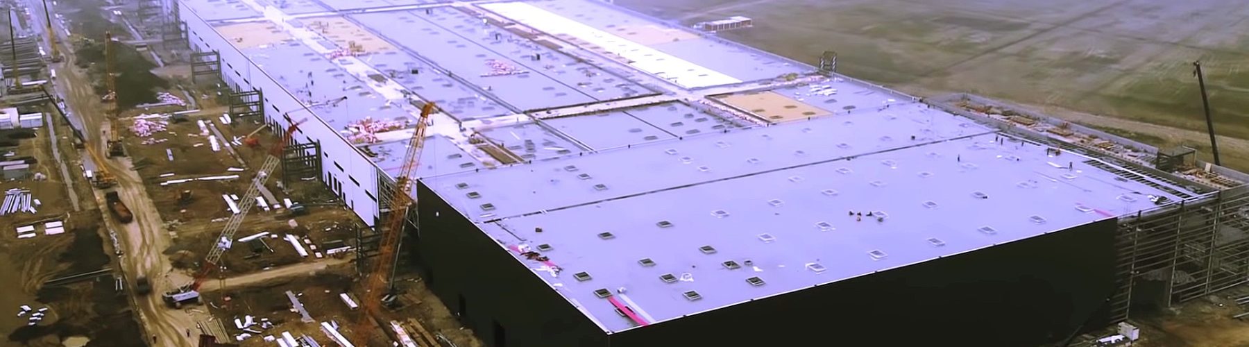 Drone Video Reveals the scale of Tesla’s Shanghai Gigafactory 3