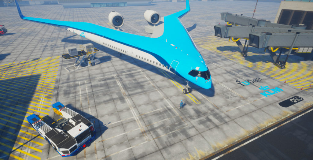 New V-shaped aeroplane will reduce weight and increase fuel efficency