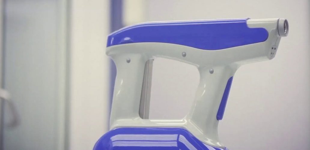 New medical gun spins out protective web to cover burns and wounds