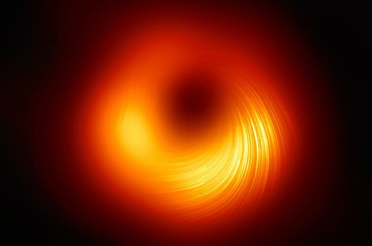 Black hole’s magnetic field imaged for the first time