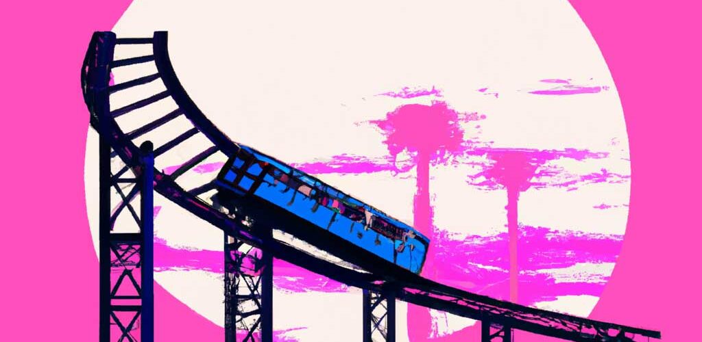 End of the track for Isle of Wights last rollercoaster