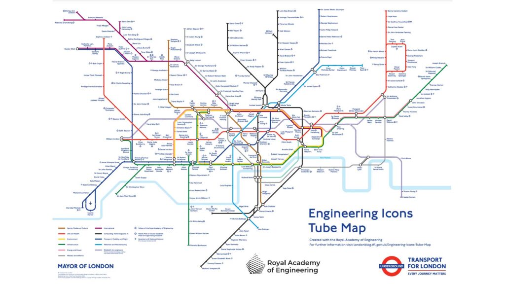 TFL – Engineering Icons Tube Map