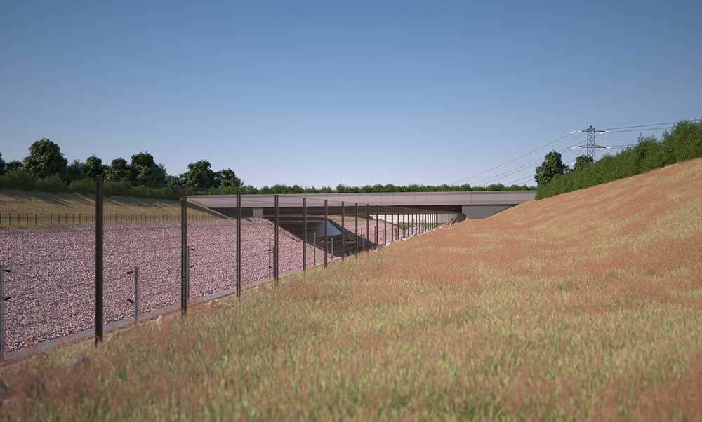 HS2 Unveils Britain's Largest Green Bridge: A 99m-Wide Wildlife Crossing Near Brackley Engineering News