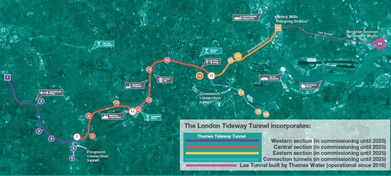 Thames Tideway Tunnel: London's 25km Super Sewer Begins Protecting River from Sewage Pollution Engineering News