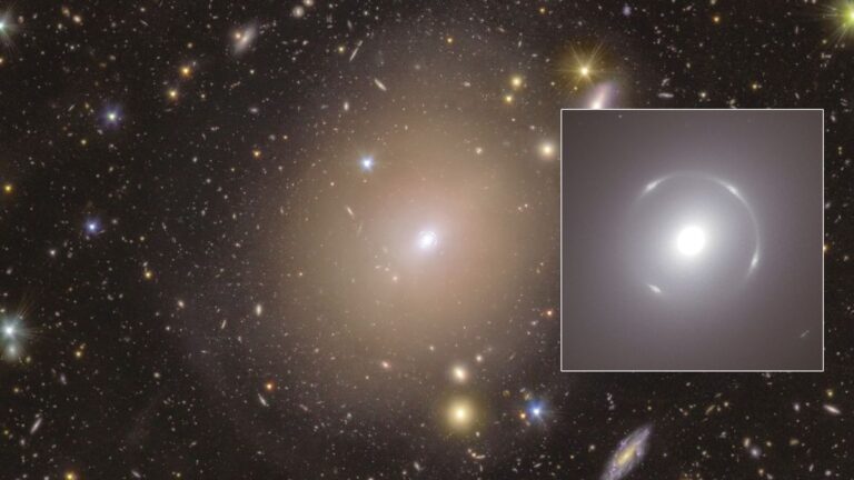 Euclid Space Telescope Captures Stunning Einstein Ring, Revealing Cosmic Secrets Space