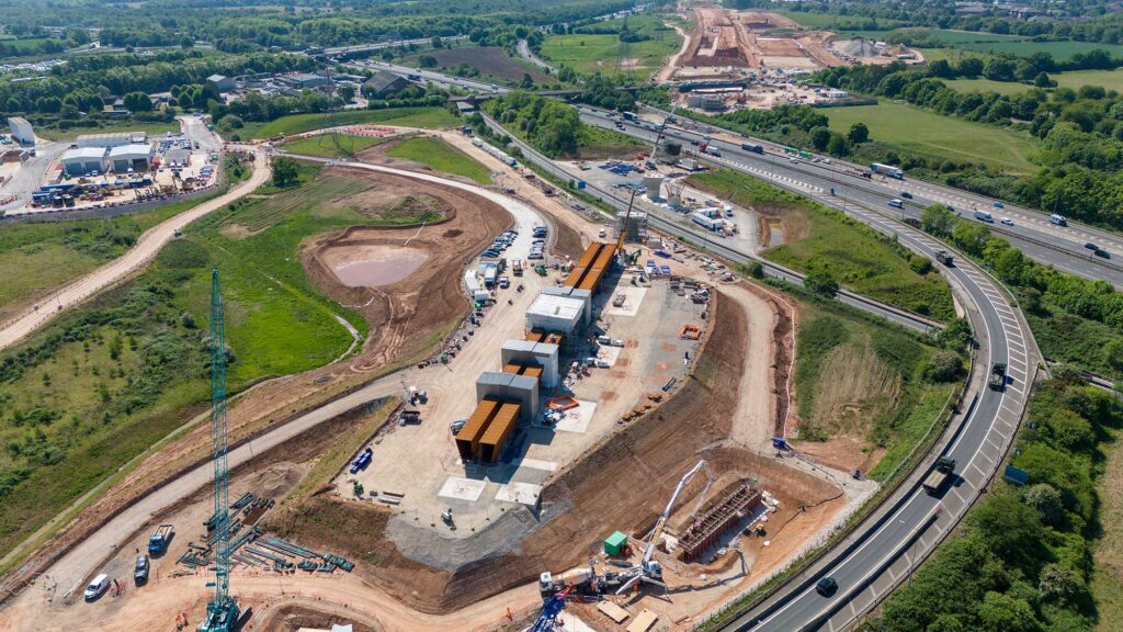 HS2 M6 Viaduct Construction: Multi-Stage Sliding Technique Minimizes Motorway Disruption Automotive & Transport