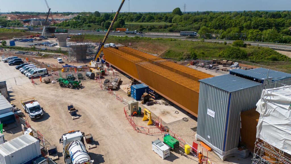 HS2 M6 Viaduct Construction: Multi-Stage Sliding Technique Minimizes Motorway Disruption Automotive & Transport