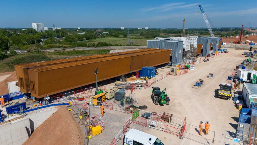 HS2 M6 Viaduct Construction: Multi-Stage Sliding Technique Minimizes Motorway Disruption Automotive & Transport