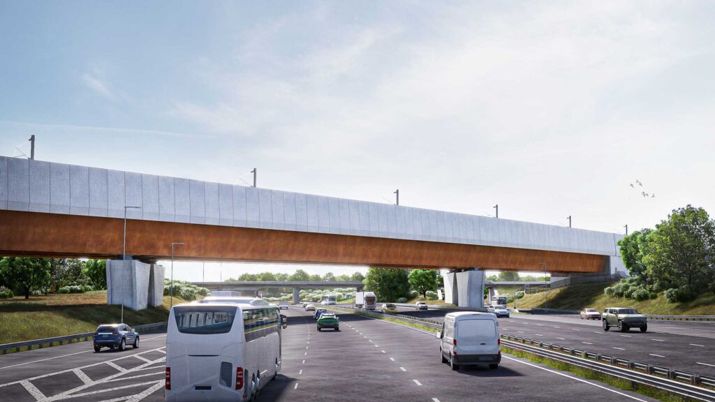 HS2 M6 Viaduct Construction: Multi-Stage Sliding Technique Minimizes Motorway Disruption Automotive & Transport