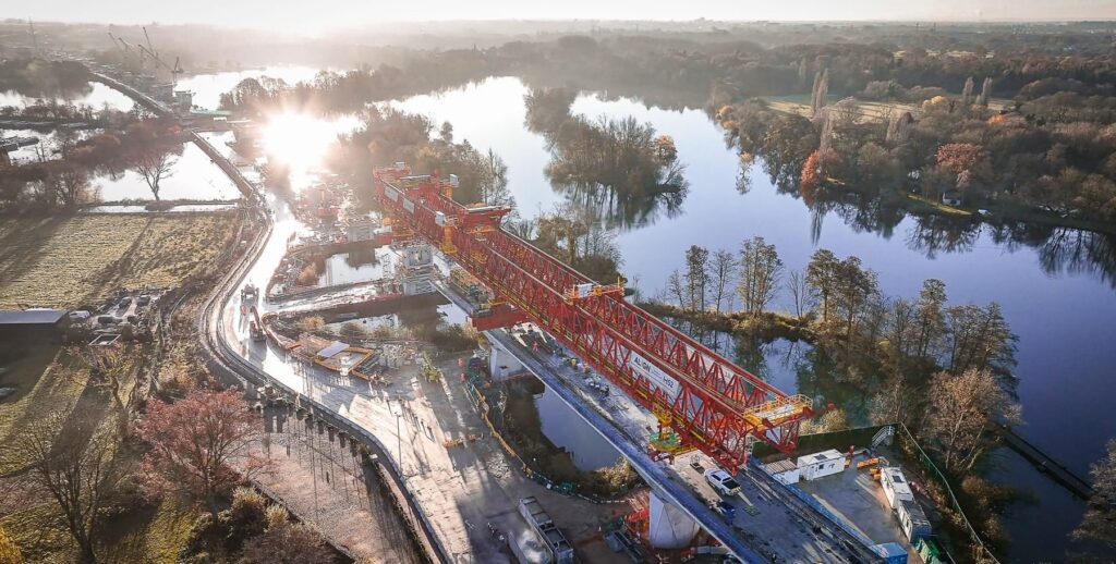 Precast Segmental Construction Techniques Define Britain's New Longest Railway Bridge Manufacturing, Construction & infrastructure