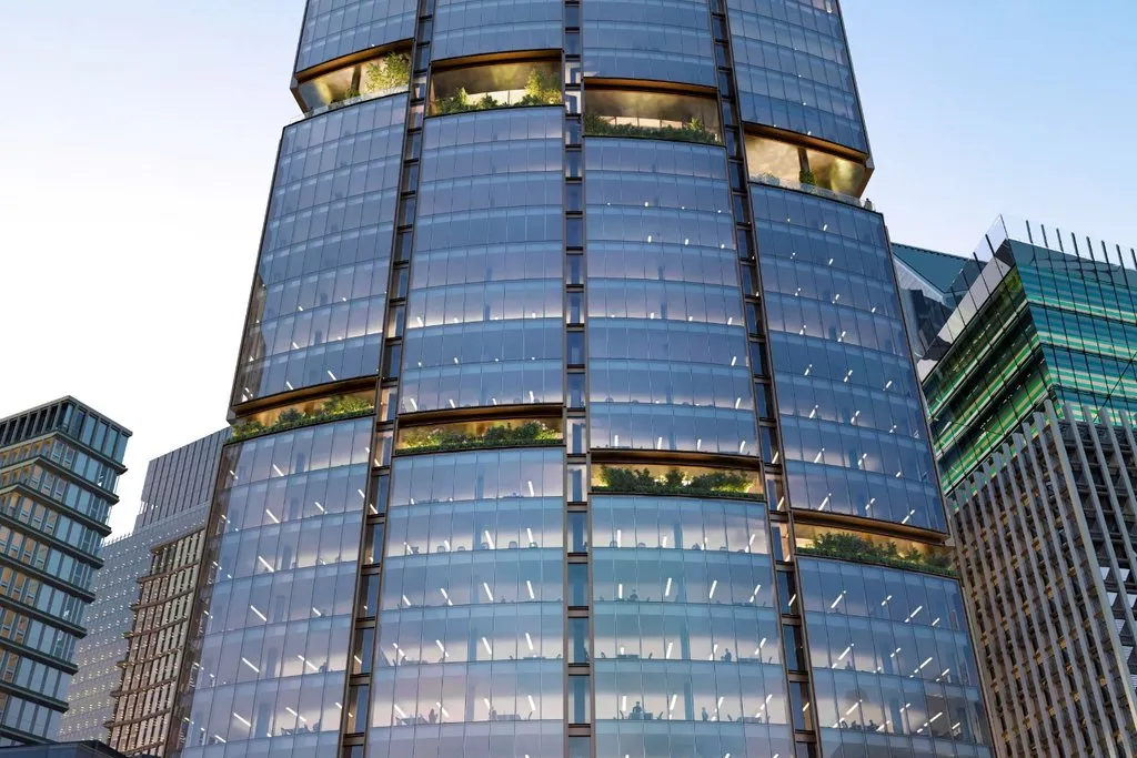 London's 31-Storey Fenchurch Street Tower Construction & infrastructure