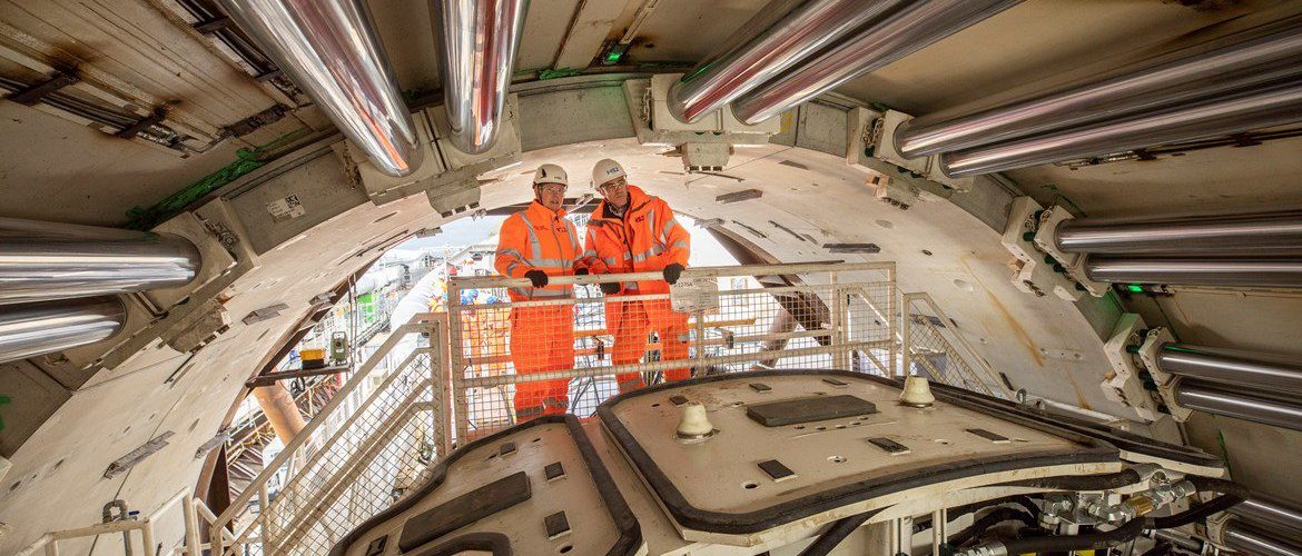 TBM Caroline Starts Boring Power Tunnel Under the Thames