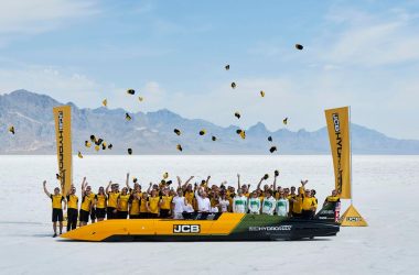 engineering careers JCB Hydromax Hydrogen Speed Record Hits 406mph