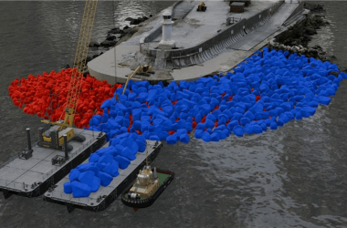engineering careers South Gare Breakwater: Granite Rock Armour Shields Teesside