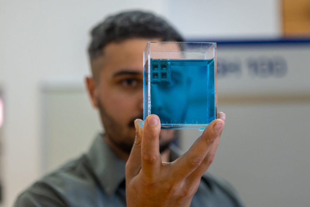Engineers Create World’s First Floating Titanium Metamaterial