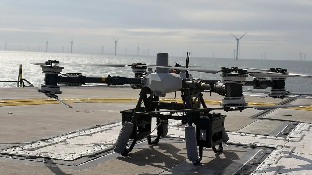Offshore Wind Cargo Drones Deliver 65 kg Loads to North Sea Turbines | Born to Engineer